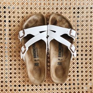 White Yao Birkenstocks